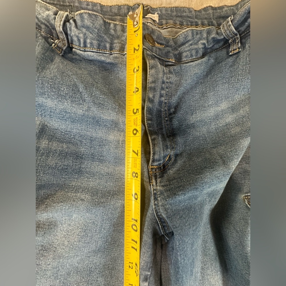 Blue Turtle Baggy Y2K Cargo Jeans - Picture 11 of 13